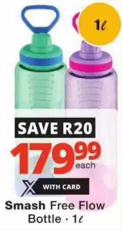 Checkers Smash Free Flow Bottle offer