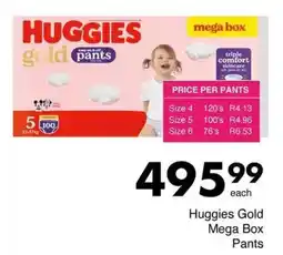Save Hyper Huggies Gold Mega Box Pants offer