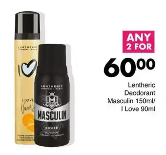 Save Hyper Lentheric Deodorant Masculin/ I Love offer