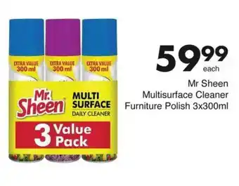Save Hyper Mr Sheen Multisurface Cleaner Furniture Polish offer