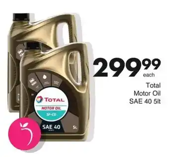 Save Hyper Total Motor Oil SAE 40 offer