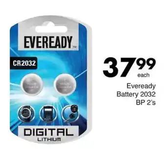 Save Hyper Eveready Battery 2032 BP offer