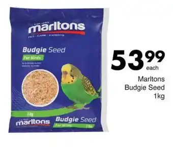 Save Hyper Marltons Budgie Seed offer