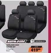 Midas Auto Gear Adelaide Seat Cover Set 11 Piece Set (Black) SA490 offer