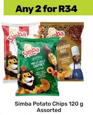 Game Simba Potato Chips Assorted offer