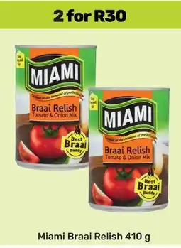 Game Miami Braai Relish offer