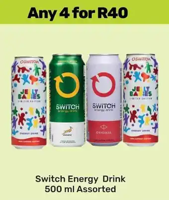Game Switch Energy Drink Assorted offer