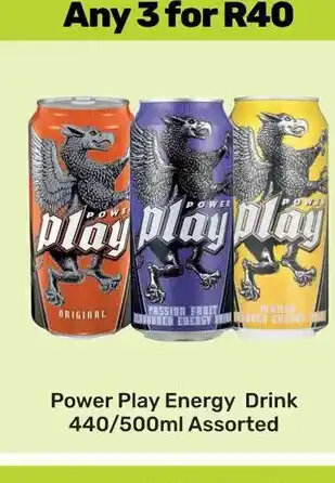 Game Power Play Energy Drink Assorted offer