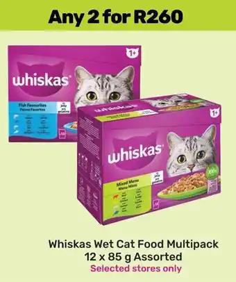 Game Whiskas Wet Cat Food Multipack Assorted offer