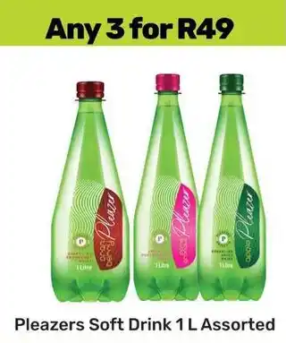 Game Pleazers Soft Drink Assorted offer
