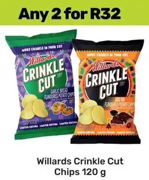 Game Willards Crinkle Cut Chips offer