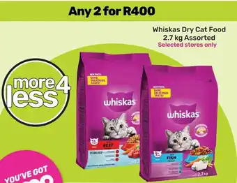 Game Whiskas Dry Cat Food offer
