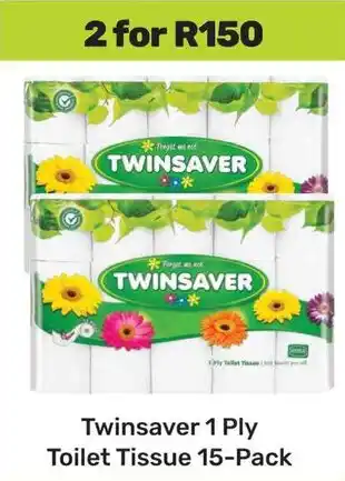 Game Twinsaver 1 Ply Toilet Tissue offer