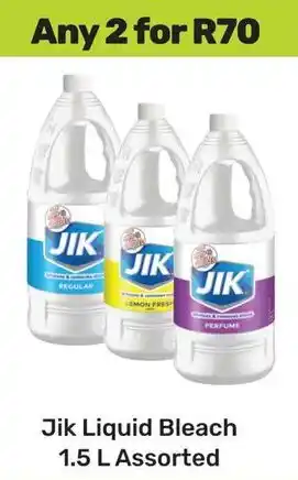 Game Jik Liquid Bleach Assorted offer