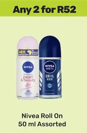 Game Nivea Roll On Assorted offer