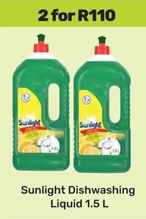 Game Sunlight Dishwashing Liquid offer