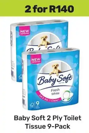 Game Baby Soft 2 Ply Toilet Tissue offer