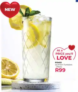 Table Charm Direct Table Charm Prism Tumblers offer