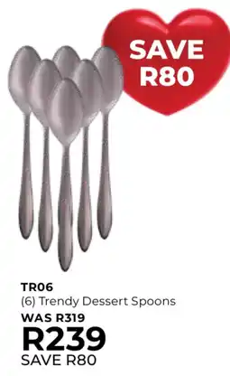 Table Charm Direct TC Trendy Dessert Spoons offer