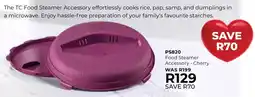 Table Charm Direct TC Food Steamer Accessory Cherry offer