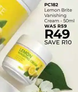 Table Charm Direct TC Lemon Brite Vanishing Cream offer
