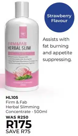 Table Charm Direct TC Firm & Fab Herbal Slimming Concentrate offer