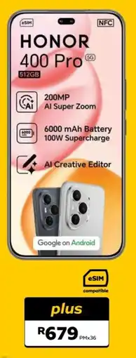 MTN Honor 400 Pro offer