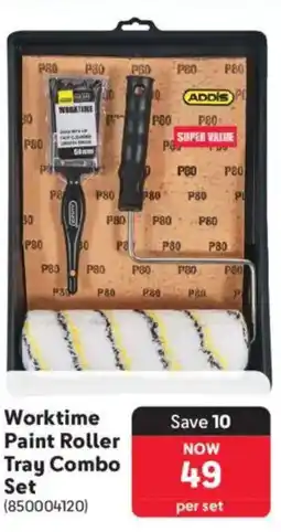 Makro Addis Worktime Paint Roller Tray Combo Set offer