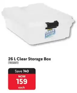 Makro Addis Clear Storage Box offer
