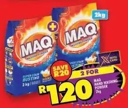 Shoprite Maq hand washing powder offer