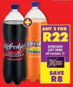Shoprite Refreshhh soft drink offer