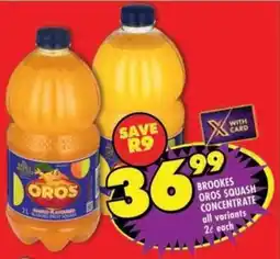 Shoprite Brookes oros squash concentrate offer