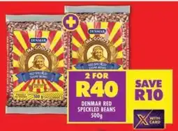 Shoprite Denmar red speckled beans offer