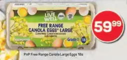 Pick n Pay PnP Free Range Canola Large Eggs offer