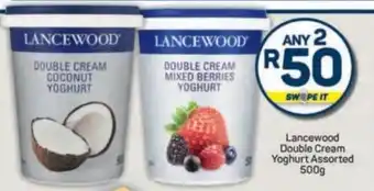Pick n Pay Lancewood Double Cream Yoghurt Assorted offer