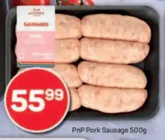 Pick n Pay PnP Pork Sausage offer