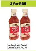 Game Wellington's Sweet Chilli Sauce-For 2 x 700ml offer