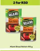 Game Miami Braai Relish-For 2 x 410g offer