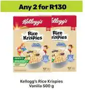 Game Kellogg's Rice Krispies Vanilla-For Any 2 x 500g offer