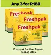 Game Freshpak Rooibos Tagless Teabags-For Any 3 x 80s offer
