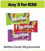 Game Skittles Candy-For Any 3 x 38g offer
