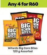 Game Willards Big Corn Bites-For Any 4 x 120g offer