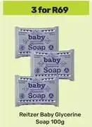 Game Reitzer Baby Glycerine Soap-For 3 x 100g offer