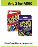 Game UNO Card Games Assorted-For Any 2 offer