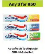 Game Aquafresh Toothpaste Assorted-For Any 3 x 100ml offer