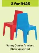 Game Sunny Junior Armless Chair-For 2 offer