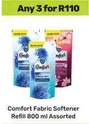 Game Comfort Fabric Softener Refill Assorted-For Any 3 x 800ml offer