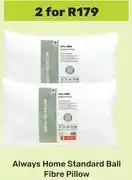Game Always Home Standard Ball Fibre Pillow-For 2 offer