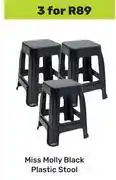 Game Miss Molly Black Plastic Stool-For 3 offer
