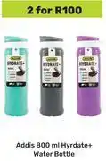 Game Addis Hydrate+ Water Bottle 800ml-For 2 offer